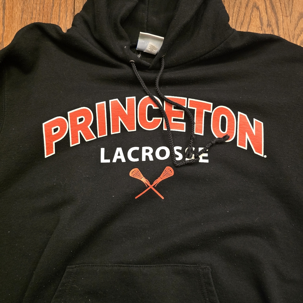 Black Champion Princeton Lacrosse Hoodie - Picture 4 of 8